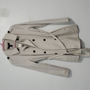 NWT Size M Women's Forever 21 Cream/ Tan Trench Coat